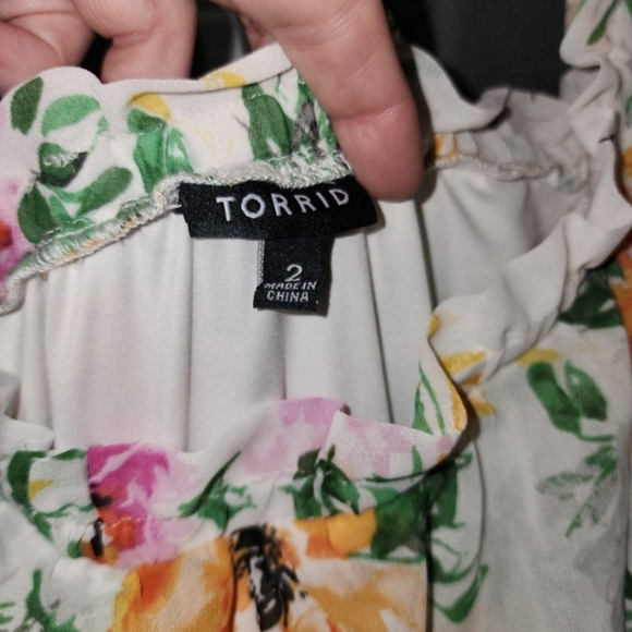 Nwot Torrid floral maxi dress - Picture 4 of 5